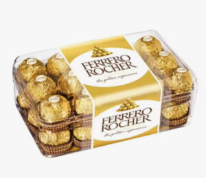 90 Bombones Ferrero Rocher de chocolate con avellanas (3×30) por 20,65€. A 6,89€ la caja.