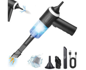 Aspirador de mano con 2 boquillas SoundMonster, 9000Pa por 12,54€.