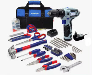 Juego de herramientas WorkPro, 178pcs por 34,54€.