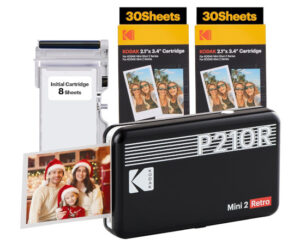 Oferta de Primavera! Mini impresora de fotos BT Kodak Mini 2 Retro con 38 hojas por 75,99€.