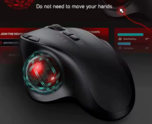 Ratón BT/2.4G con trackball multipunto hasta 3 dispositivos por 21,19€.