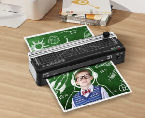 Plastificadora térmica formatos A4/A5/A6.