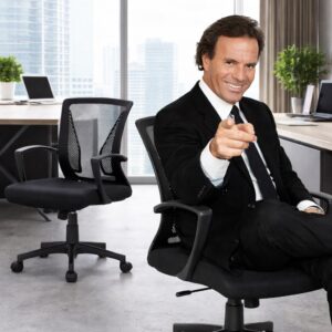 Oferta de Primavera! Silla de oficina ergonómica con respaldo transpirable por 41,06€.