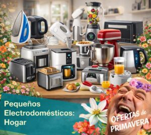 Ofertas de Primavera en Pequeños Electrodomésticos para el hogar en Amazon.