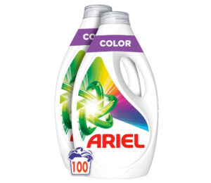 Detergente líquido para lavadora Ariel Color (100 lavados) por sólo 23,58€.