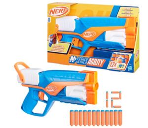 Lanzador Nerf N Series Agility con 12 Dardos con tambor rotatorio de 6 dardos por 8,39€.