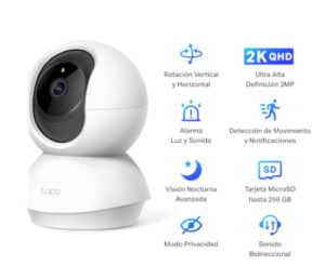 Cámara IP Tapo C210 2K por 24,99€.