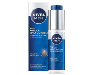 Luce una piel más tersa con el gel de absorción rápida Nivea Men anti age, por sólo 8,39€.