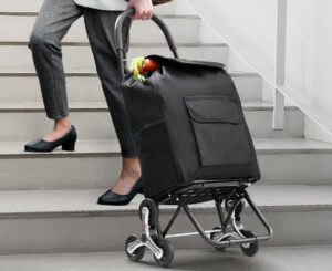 Carro de compra plegable Vevor, 36L por 38,90€ en negro y 30,12€ en azul. Antes 50,99€.