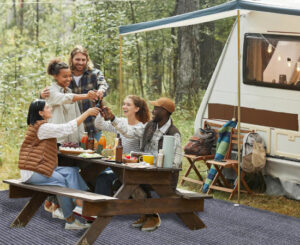 Alfombra para tienda de campaña, 250x250cm por 27,99€ antes 37,99€.