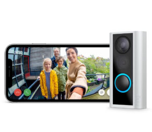 Mirilla digital Ring Door View Cam, Timbre con cámara de vigilancia, vídeo HD 1080p, wifi  por 49,99€ antes 129,99€.