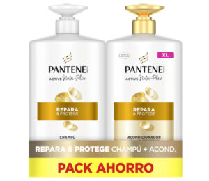 Pantene Pro-V Repara y Protege, (champú 1l+acondicionador 800ml)con dispensador por 15,99€ antes 21,80€.