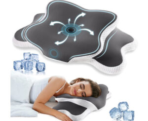 Almohada viscoelástica refrigerante por 25,64€.