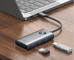 Hub USB C 6 en 1 Orico por 12,99€.