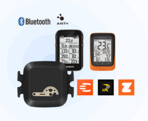 Sensor de velocidad/cadencia para bicis con doble módulo bluetooth 4.0 Ant+, IP67, compatible con app´s de entranamiento.
