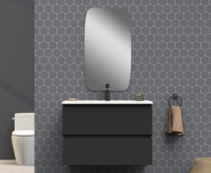 Conjunto de baño Blaze, 80cm por 258€ antes 430€.