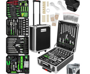 Maletín de herramientas Tectake,1200pcs por 99,99€ antes 189€.