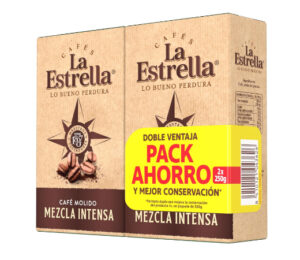 Cafe Molido Mezcla Intensa La Estrella (2x250g).