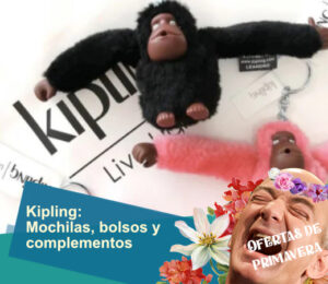 Ofertas de Primavera en mochilas, bolsos y complementos de Kipling en Amazon.