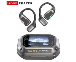 Lenovo Erazer XP6: auriculares Bluetooth 5.4, traducción por IA, batería de larga duración e impermeabilidad IPX5 por 16,89€.