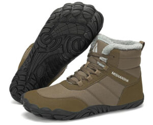 Botas de invierno unisex Mishansha barefoot: puntera ancha, suela antideslizante y máxima protección contra el frío por 19,99€ antes 30€.