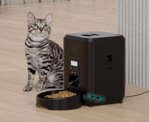 Comedero inteligente automático para mascotas: el alimentador programable ideal para gatos y perros por 23,58€.