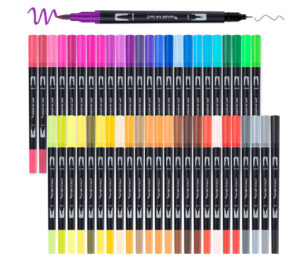 Juego de 48 rotuladores Dual Brush Pen con punta de pincel y punta fina por 6,99€ antes 19,99€.