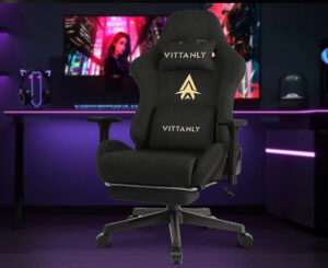 Silla gaming Vittanly: ergonomía de lujo y confort térmico para jugar o trabajar sin límites por 85,39€.