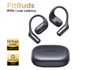 Ugreen FitBuds: Auriculares abiertos con gancho de oído, Bluetooth 6.0, 28h de autonomía e IPX5 por 23,55€.