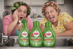 Fairy Poder sin remojo, pre-tratamiento para vajilla y cocina Spray 650ml+4 recambios de 500ml por 15,99€