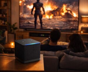 Fire TV Cube, el reproductor multimedia en streaming con control por voz Alexa Ultra HD 4K y Wifi6 por sólo 129,99€ antes 159,99€.