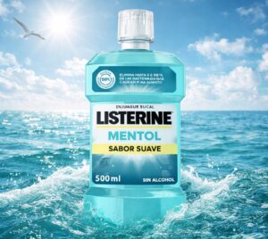 Listerine Mentol Sabor Suave 2 x 1l. por 9,65€