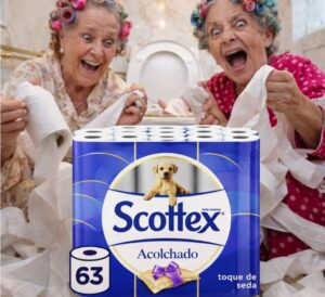 Papel higiénico: 63 rollos de Scottex Acolchado por sólo 22,99€. 20,69€ con compra recurrente.