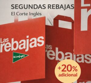 Segundas rebajas de el Corte Inglés