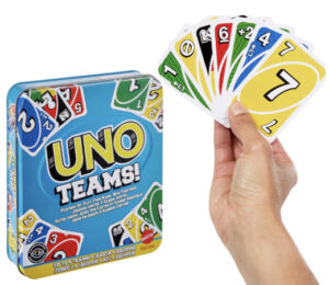 Mattel Games UNO Teams Juego de Cartas en pareja por 8,55€ antes 14,99€.