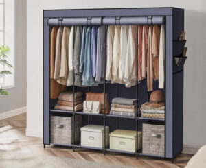 Armario de tela Songmics: la mejor solución resistente y fácil de montar para organizar ropa y ahorrar espacio por 28,89€.