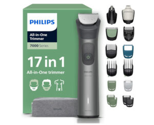 Philips MG7961/15: la recortadora todo en uno más precisa y potente para barba, pelo y cuerpo por 59,99€ y el Philips MG7941/15 por 49,95€.