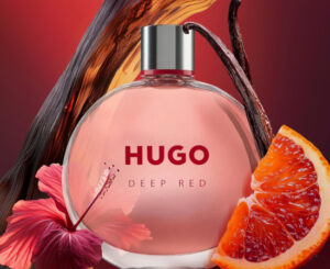 Hugo Deep Red Eau de Parfum, 75ml, una fragancia sensual y magnética para la noche.