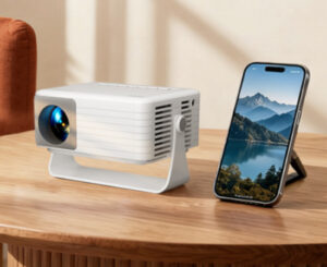 Mini proyector Akiyo O1, 720P con soporte Full HD 1080P, 6500 lúmenes, compatible con TV Stick, PS4/5 por 37,99€.