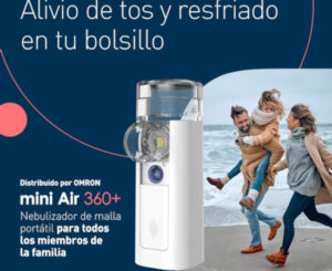 Omron Mini Air 360+, el nebulizador de malla portátil más silencioso y eficaz por 39,99€ antes 59,99€.