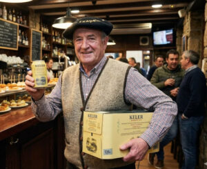 Pack de 12 latas 33cl de cerveza Keler por 7,12€.