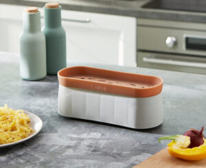 Lékué Quick Pasta, recipiente para cocinar pasta en microondas 1,5l de capacidad.