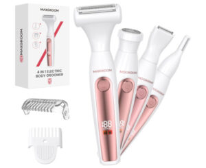 Maxgroom 4 en 1, afeitadora eléctrica para mujer con 120min de autonomía por 15,99€ antes 29,99€.
