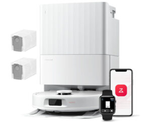 Roborock QV 35A Set, robot aspirador con succión HyperForce de 8000Pa, estación todo en uno y navegación LiDAR por 369,99€ antes 599,99€.