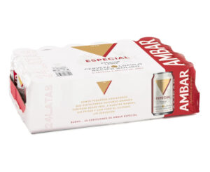 2 Packs de 24 latas Ambar Especial por 31,32€. El pack sale por 15,66€.