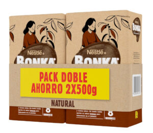 4 Paquetes de Café molido Bonka Natural (4x500g) por sólo 23,85€. Con compra recurrente 22,65€.
