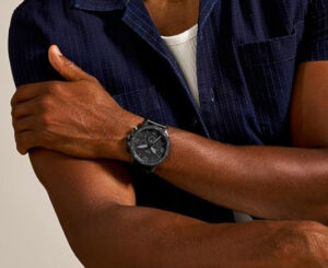 Reloj Fossil Nate, el cronógrafo de 50mm con estética táctica y cuero por 89,19€ antes 150,64€.