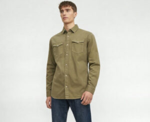 Camisa Jack & Jones Jjesheridan Shirt L/S Noos, básico imprescindible para el día a día por 23,35€ antes 31,35€.