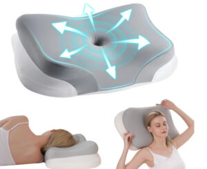 Almohada viscoelástica Kevian con diseño de mariposa ergonómica 3D para un descanso total por 19,99€ antes 39,99€.