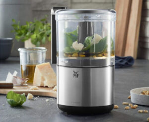 Picadora WMF Kitchen minis, potencia deW en acero inoxidable Cromargan.